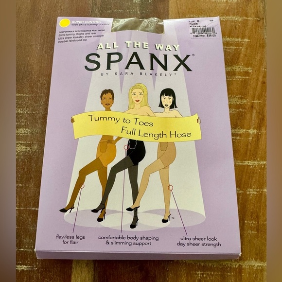 SPANX Nude All the Way Up Hosiery New Size B - Picture 1 of 8
